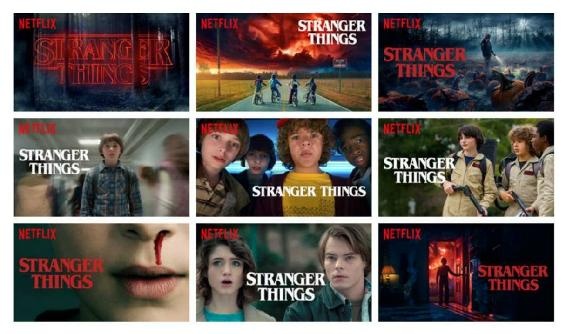 图5-13 Netflix不同预览图的模板